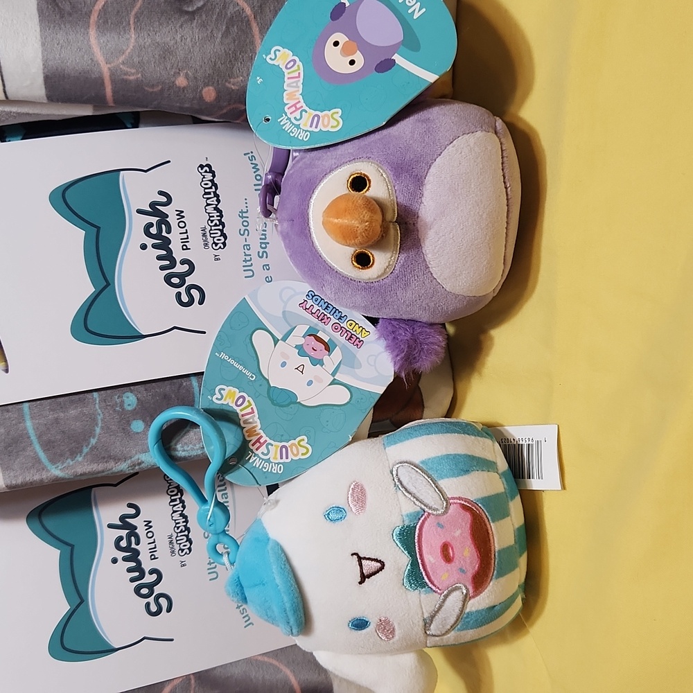 SQUISHMALLOWS ultra Soft Pillow Cases  Each Comes With A SMALL SQUISHMALLOW. - Picture 14 of 16